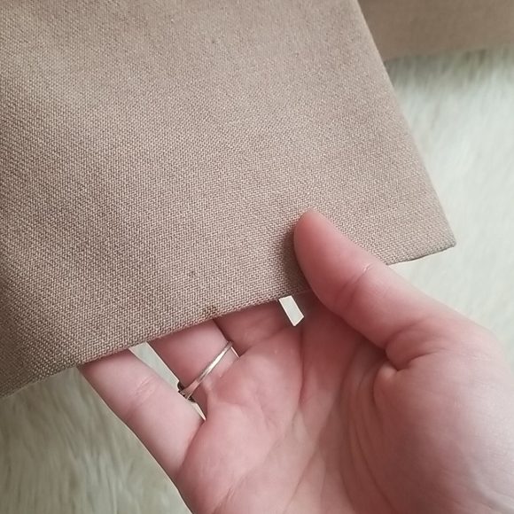 Baltman&Co Tan Wool Longline Winter Coat Brown Fur - Picture 5 of 6